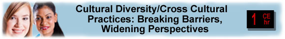 Cultural Diversity continuing education psychologist CEUs
